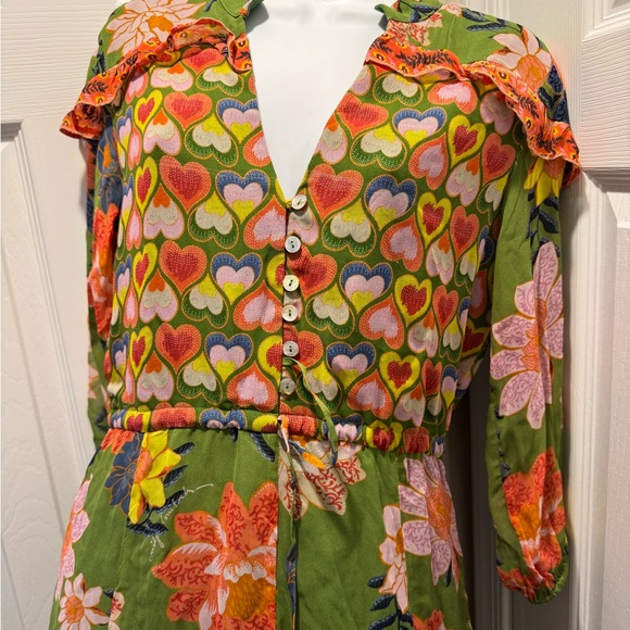 BRAND NEW EMILY LOVELOCK FLORAL DRESS WITH TAGS - Picture 6 of 14